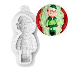 Molde para fondant Elfo Navidad - Katy Sue Designs