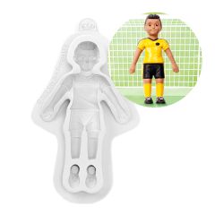 Molde para fondant jugador de fútbol - Katy Sue Designs