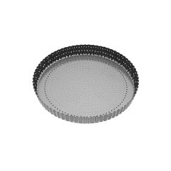 Molde redondo perforado para quiche con base extraíble Master Class 16 cm - Kitchen Craft