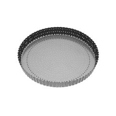 Molde redondo perforado para quiche con base extraíble Master Class 18,5 cm - Kitchen Craft