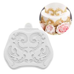 Molde de silicona para fondant Cenefas Rococó - Katy Sue Designs