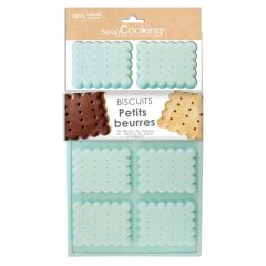 Molde de silicona para 8 galletas onduladas - ScrapCooking