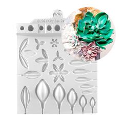 Molde silicona para fondant flores - Katy Sue Designs