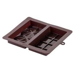 Molde de silicona para 2 tabletas de chocolate Dubai - Zenker