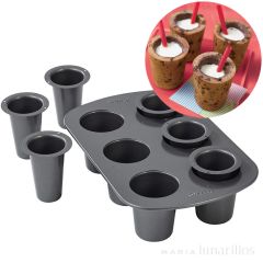 Molde 6 vasitos de galleta - Wilton