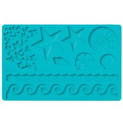 Molde silicona para fondant Vida Marina - Wilton