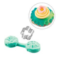 Molde y cortador para fondant flor de cerezo - Silikomart