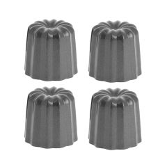 Moldes Cannelés de Burdeos 5,5 x 5,5 cm (4) - De Buyer
