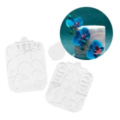 Moldes silicona para fondant orquídeas (3) - Katy Sue Designs