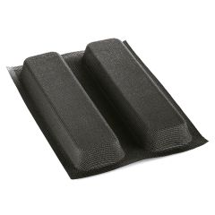 Moldes silicona microperforados 2 cavidades Plum cakes 27 x 7 cm AirPlus (2) - Silikomart