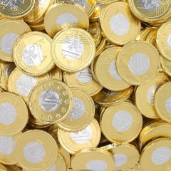 Monedas de chocolate 300 uds 940 g