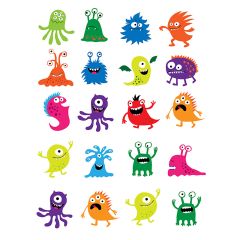 Papel de azúcar Monstruos Halloween (A4) - María Lunarillos