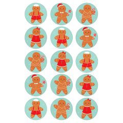 Papel de azúcar Muñecos de jengibre 2 - 5 cm (15) - María Lunarillos