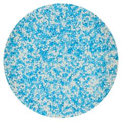 Nonpareils azules y blancos Baby Blue 80 g - Sin gluten - Funcakes