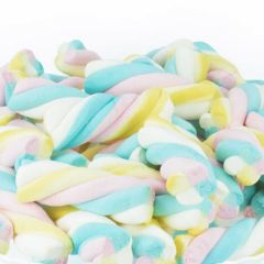 Nubes de azúcar rizos de colores arcoíris (125 uds) - Fini