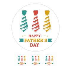 Oblea Happy Father's Day 20 cm - María Lunarillos