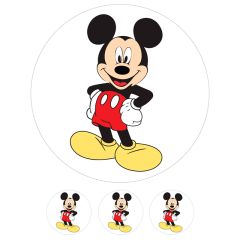 Oblea Mickey Mouse 20 cm - María Lunarillos