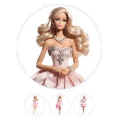 Oblea muñeca Barbie 20 cm - María Lunarillos