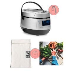 Olla eléctrica programable 5 litros - Lacor + REGALO bolsa conservación