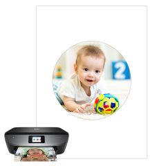 Papel de azúcar - Círculo de 15 cm - Impresión comestible personalizada