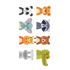 Oblea Animalitos de la selva Half Body - María Lunarillos