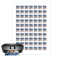 Papel de arroz fino - Cuadrados de 2 cm (70) - Impresión personalizada
