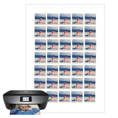 Papel de arroz fino - Cuadrados de 3 cm (35) - Impresión personalizada