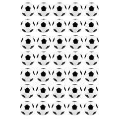 Papel de azúcar Balón de Fútbol o Pelota 3 cm (35) - María Lunarillos