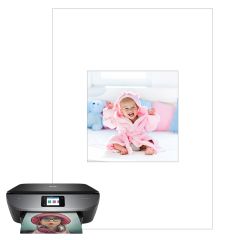 Papel de oblea grueso - Cuadrado de 12 cm - Impresión comestible personalizada