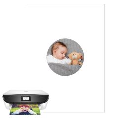 Papel multitransfer para merengues, chocolate e isomalt - Círculo de 10 cm - Impresión personalizada