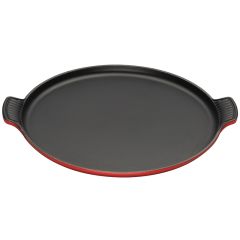 Parrilla lisa redonda cereza 32 cm - Hierro fundido - Le Creuset