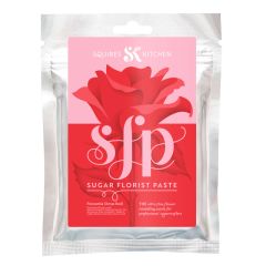 Pasta de flores rojo Navidad 100 g - Sin gluten - Squires Kitchen