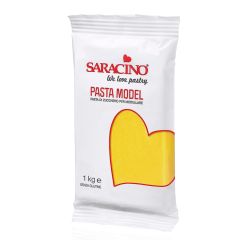 Pasta para modelar amarilla 1 kg - Sin gluten - Saracino