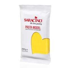 Pasta para modelar amarilla 250 g - Sin gluten - Saracino