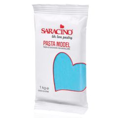 Pasta para modelar azul clara 1 kg - Sin gluten - Saracino