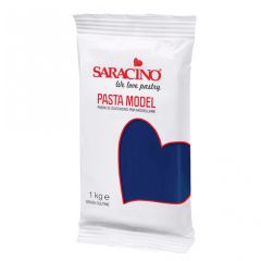 Pasta para modelar azul marino 1 kg - Sin gluten - Saracino
