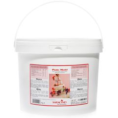 Pasta para modelar blanca 5 kg - Sin gluten - Saracino