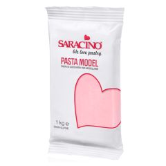 Pasta para modelar rosa 1 kg - Sin gluten - Saracino