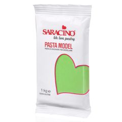 Pasta para modelar verde clara 1 kg - Sin gluten - Saracino