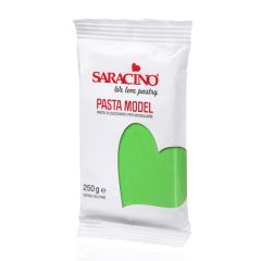 Pasta para modelar verde clara 250 g - Sin gluten - Saracino