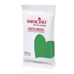 Pasta para modelar verde 250 gr - Sin gluten - Saracino