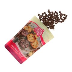 Pedacitos de chocolate negro 350 g - Funcakes
