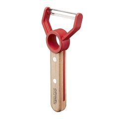Pelador Le Petit Chef con mango de madera haya 13,5 cm - Acero inoxidable - Opinel