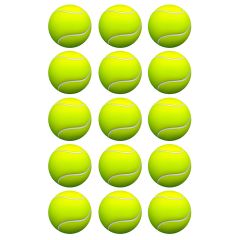 Papel de azúcar de Pelota de Tenis - 5 cm (15) - María Lunarillos