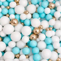 Perlas de azúcar Golden Turquoise 90 g - Azucren