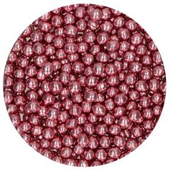 Perlas de chocolate crujiente rosa metalizado 60 g - Funcakes