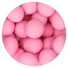 Perlas de chocolate rosa mate XXL 130 g - Funcakes