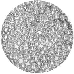 Perlas maxi plateadas 80 g - Funcakes