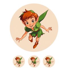Oblea de Peter Pan - 20 cm - María Lunarillos