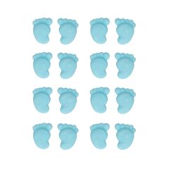 Pies de bebé azules de azúcar (16) - Sin gluten - Funcakes